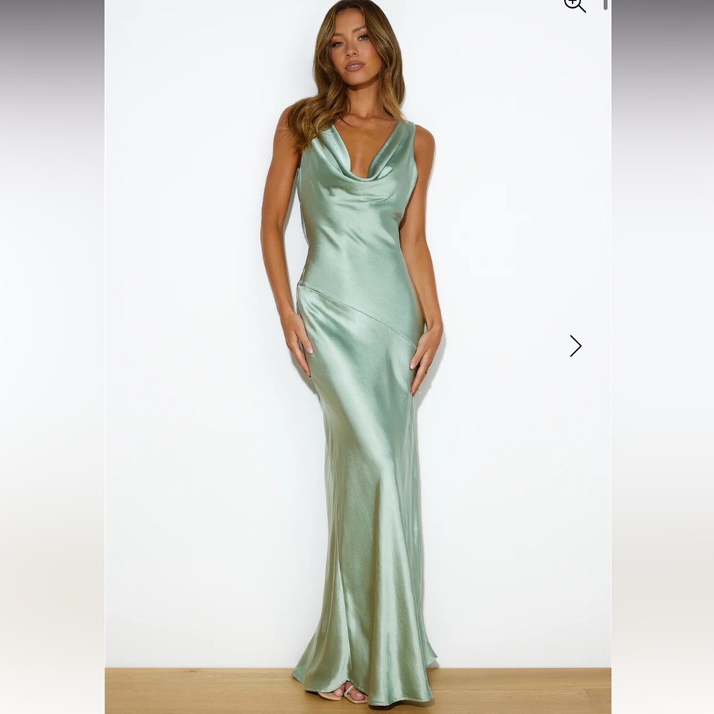 Hello Molly Satin Maxi Dress